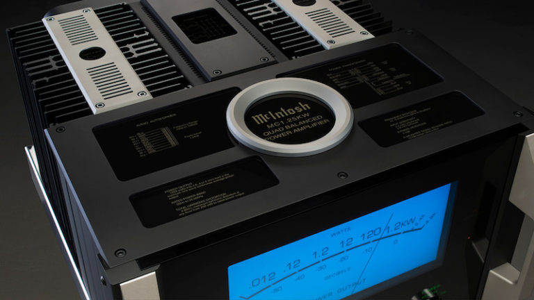 El nuevo amplificador de McIntosh se llama MC1.25KW y vale 30.000 Libras la pareja