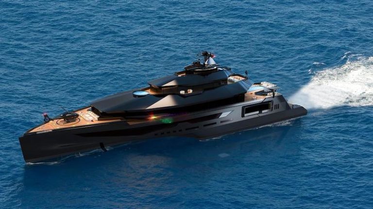 MUB Design presenta un concepto de superyate de 102 metros llamado Calibre