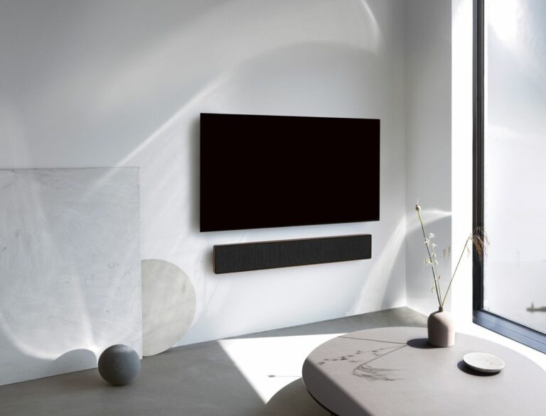 Beosound Stage, la primera barra de sonido, llena de funcionalidad, de Bang & Olufsen